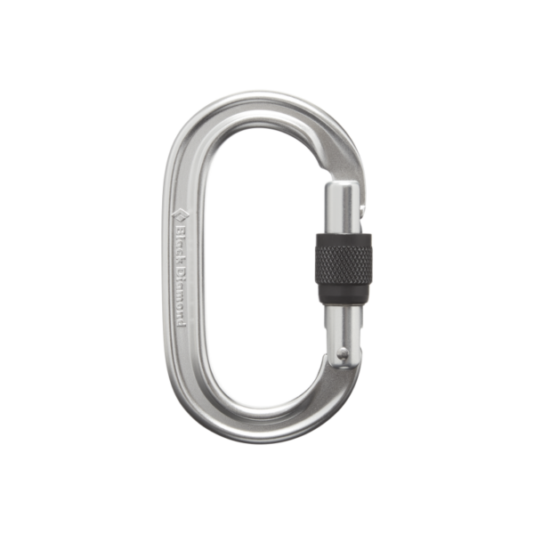 Black Diamond Oval Keylock Screwgate Carabiner