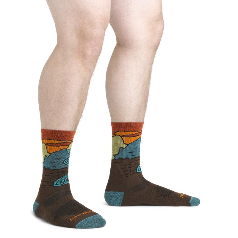 Darn Tough Chasing Waterfalls Micro Crew Lightweight With Cushion - (71° Nord) DT5020 Retur Lofoten 2