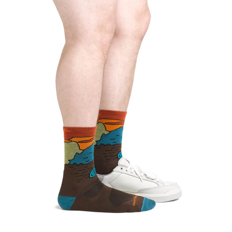 Darn Tough Chasing Waterfalls Micro Crew Lightweight With Cushion - (71° Nord) DT5020 Retur Lofoten 3