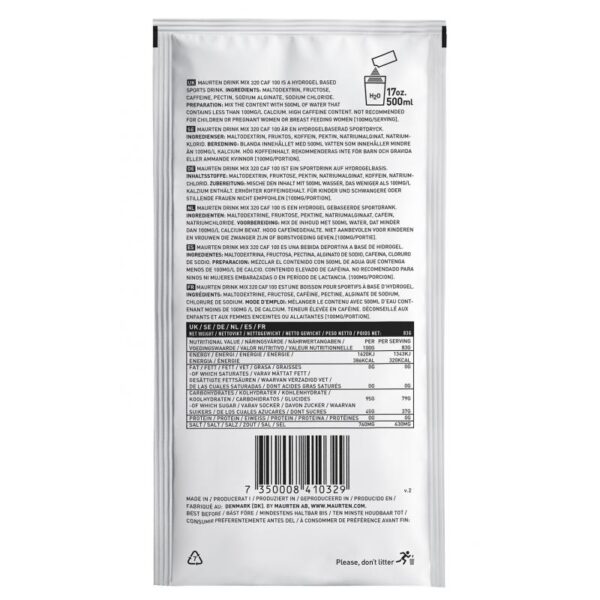 Maurten Drink Mix 320 CAF 100 211023 Retur Lofoten 3