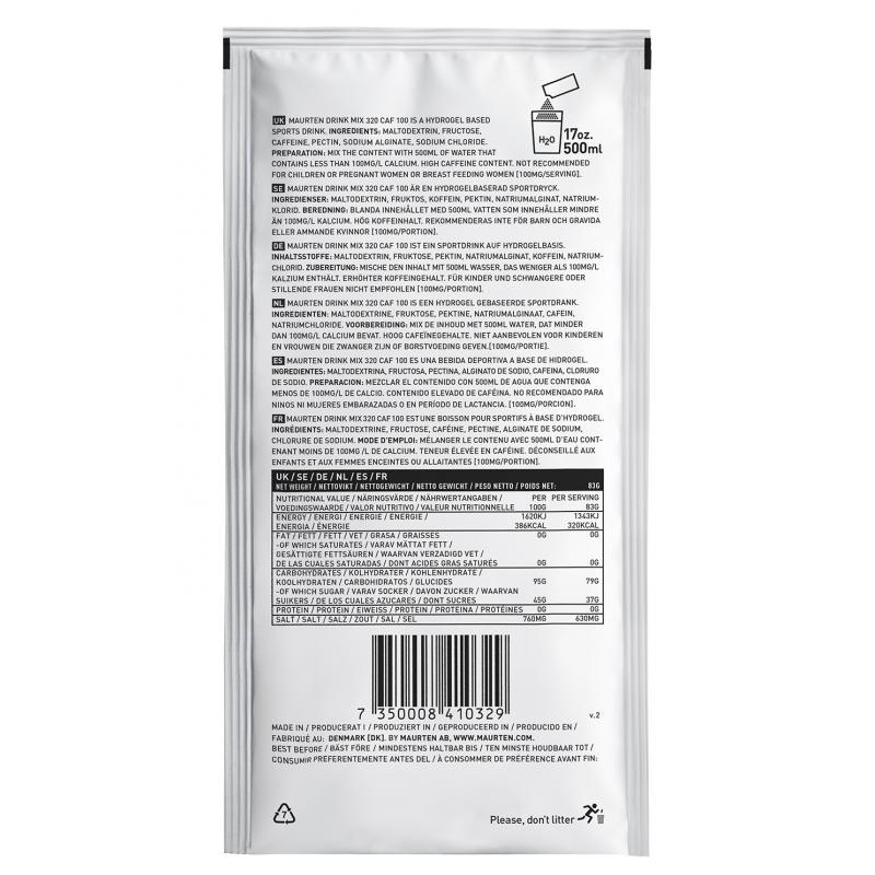 Maurten Drink Mix 320 CAF 100 211023 Retur Lofoten 3