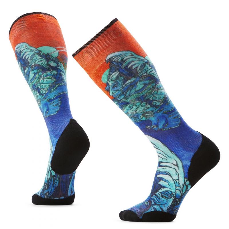 Smartwool Ski Targeted Cushion Winter Haze Print O - Bilde 1