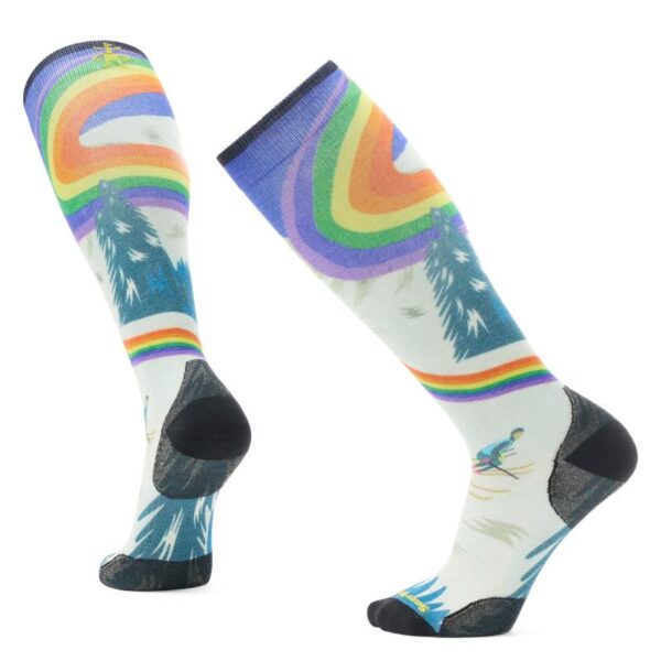 Smartwool Smartwool Ski Zero Cushion Rainbow Trails Print Otc Socks B02619 Retur Lofoten 1