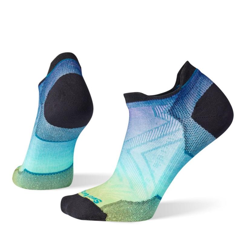 Smartwool W Run Zero Cushion Ombre Print Low Ankle Socks - Bilde 1