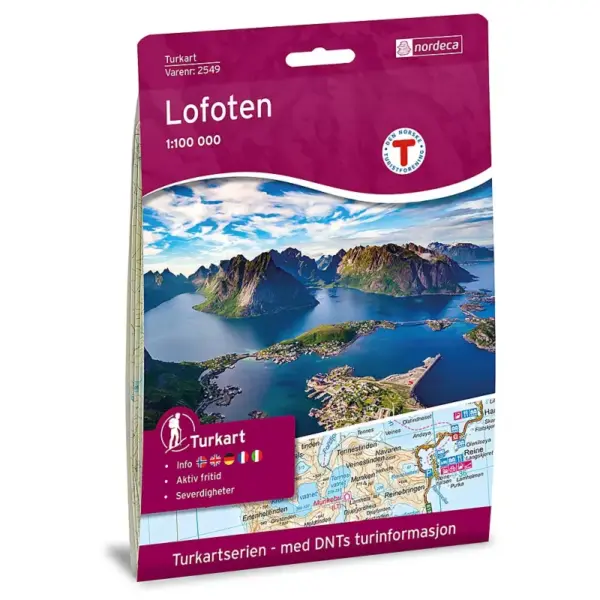 Nordeca Nordicmaps  Lofoten 1:100 000