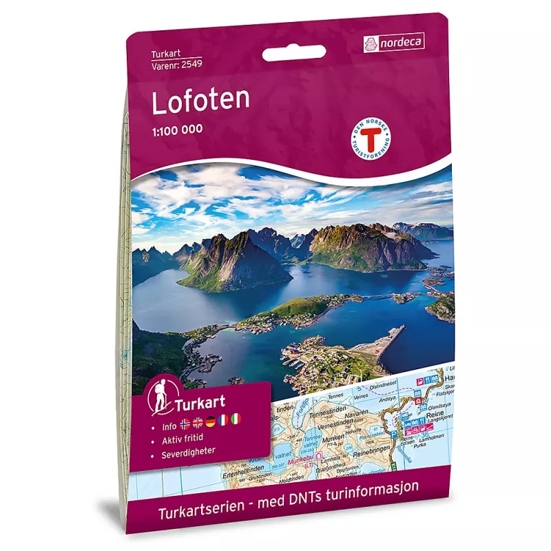Nordeca Nordicmaps  Lofoten 1:100 000 - Bilde 1