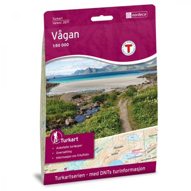 Nordeca Nordicmaps  Vågan 1:50 000 - Bilde 1