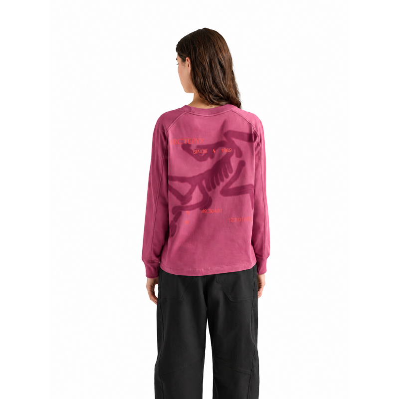 Arc'teryx Kragg Cotton Since 1989 Crew Neck Shirt LS - Dame